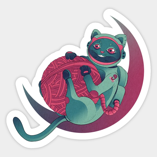 Astrocat Sticker by Artatalk
